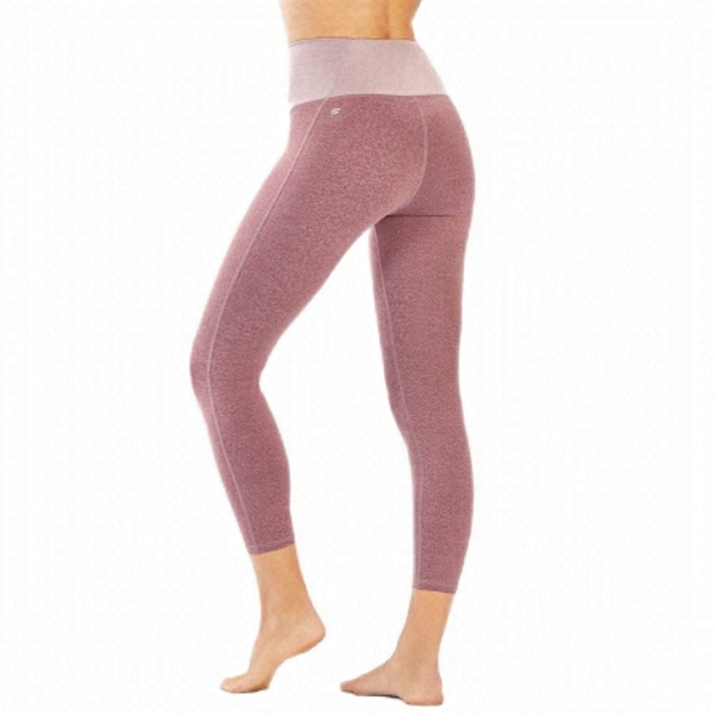 Fabletics | High-Waisted  Statement Heathered Capri Size Large